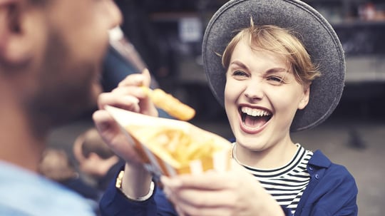 Don't joke around with fries!