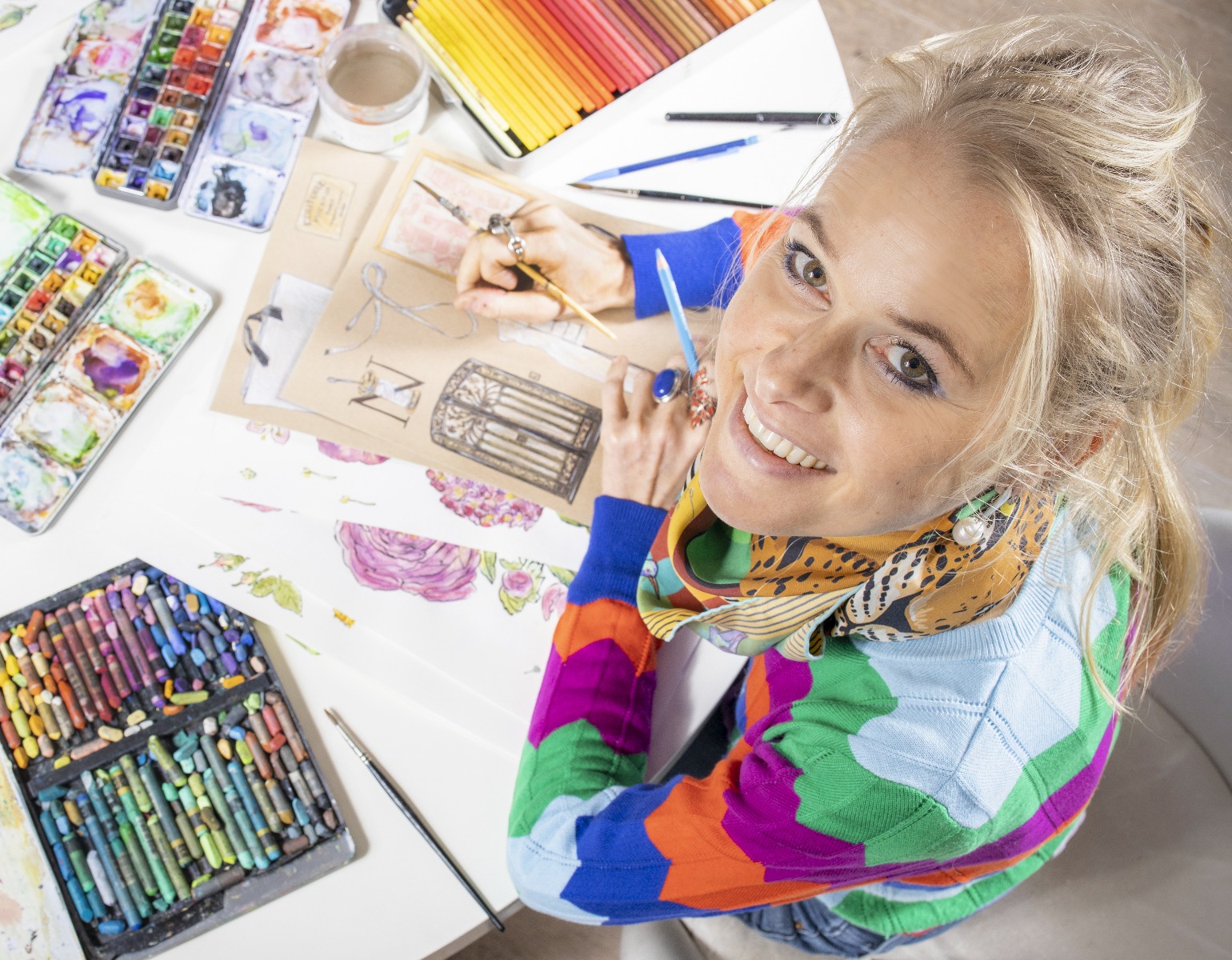 Roseline d'Oreye - Scarfs and bags and..