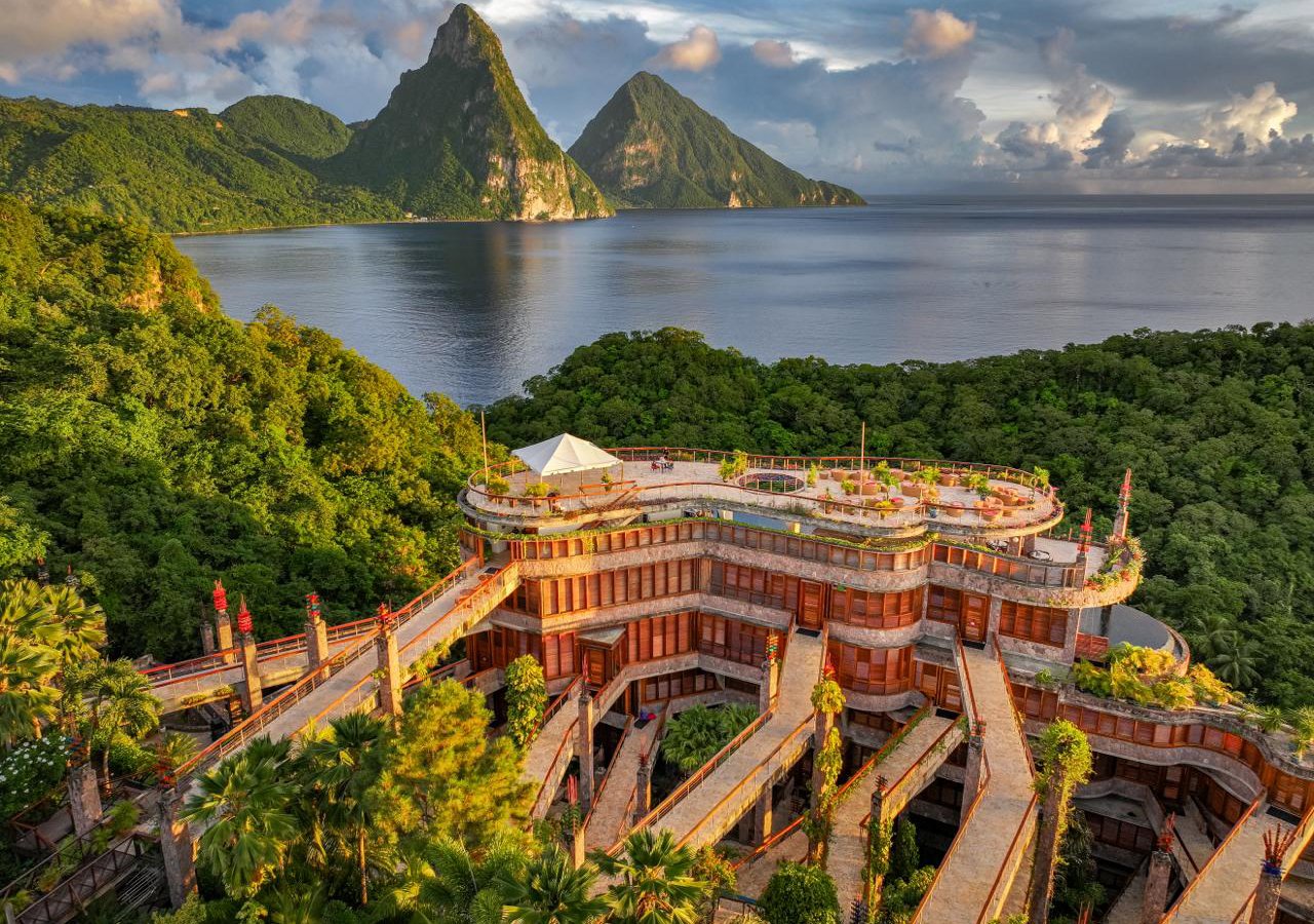 Where to travel in February - Ste-Lucia Jade Mountain