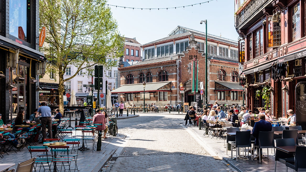 Halles St-Gery Dansaert district